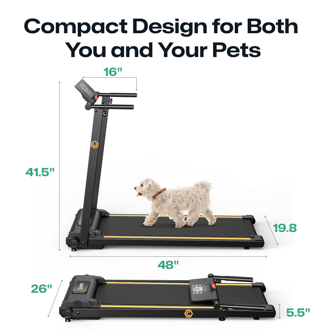 Urevo Foldi Mini löpband 1049 x 399 mm 10 km/t