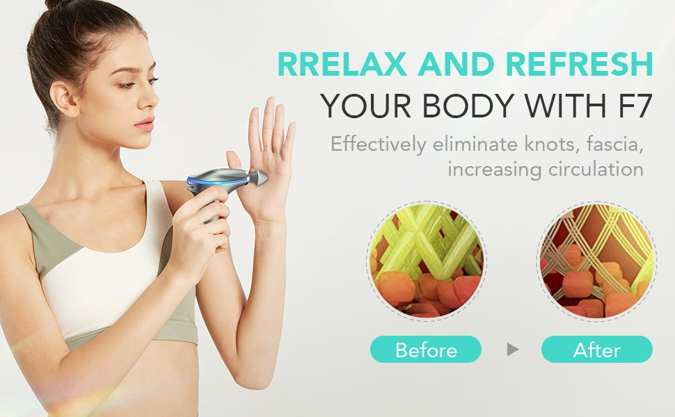 SKG Massagepistol F7 med varme